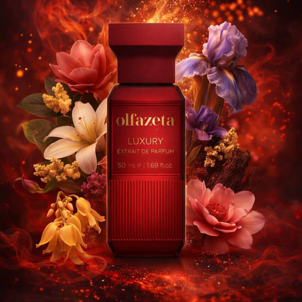 Scarlet Flame – Parfum de luxe mixte Floral Boisé